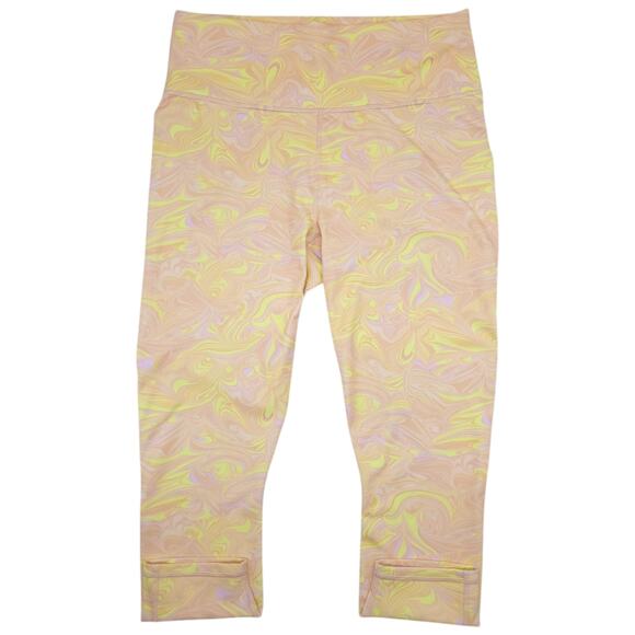 Fabletics Leggings Womens Extra Large Capri High Waisted PowerHold Yoga - Picture 2 of 12